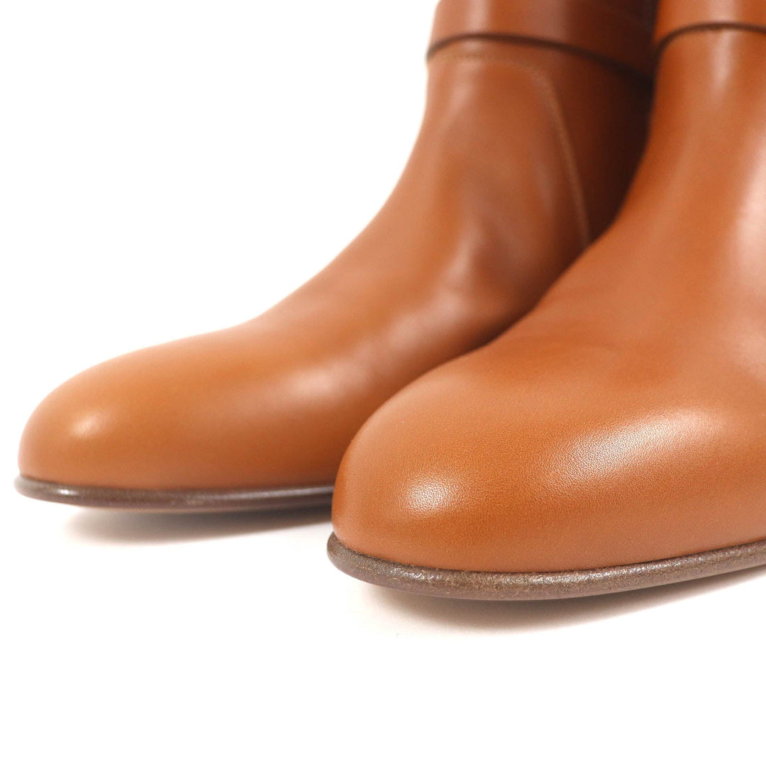 HERMES short boots 202255Z Main: Leather natural Neo Women 37 Used Authentic