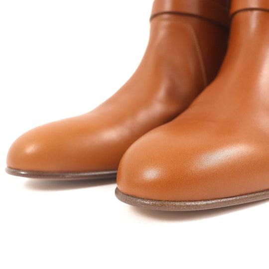 HERMES short boots 202255Z Main: Leather natural Neo Women 37 Used Authentic