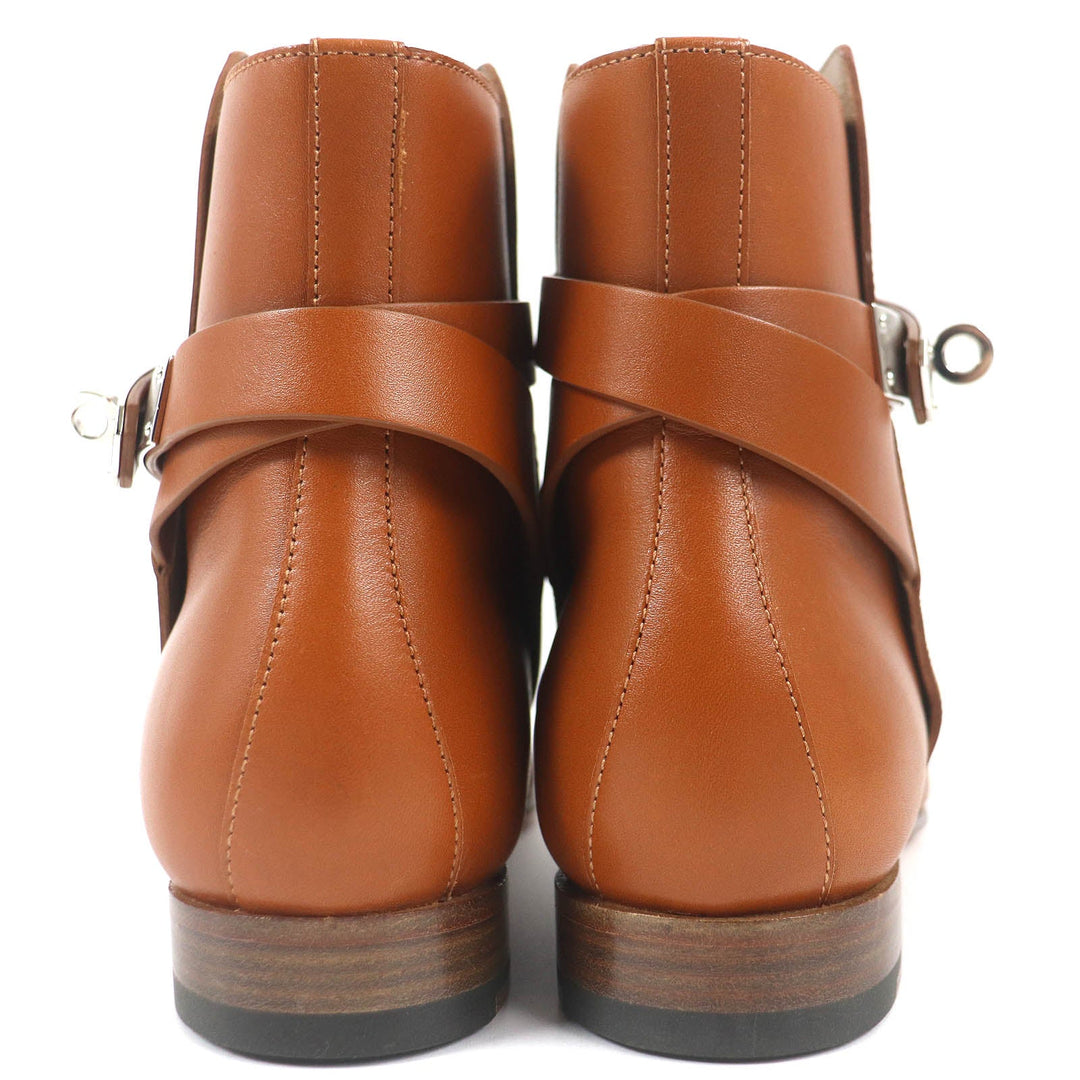 HERMES short boots 202255Z Main: Leather natural Neo Women 37 Used Authentic