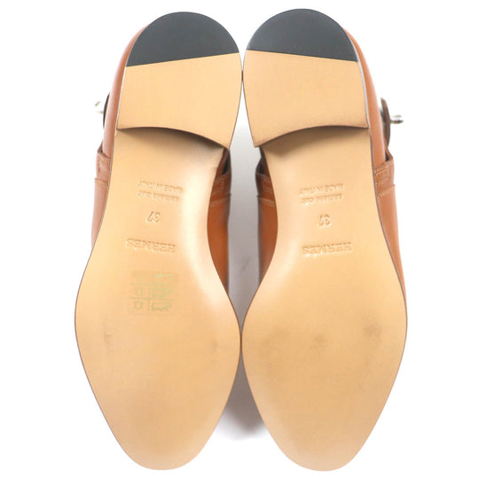 HERMES short boots 202255Z Main: Leather natural Neo Women 37 Used Authentic