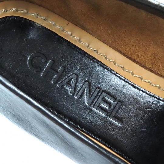 CHANEL loafers 23A G45008 Main: Leather black Women 36 Used Authentic