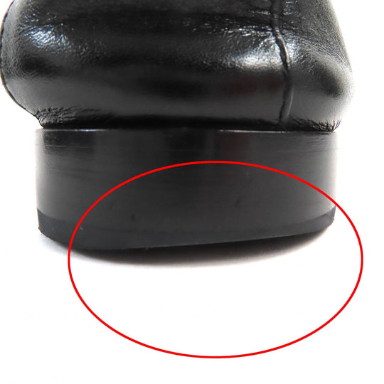 CHANEL loafers 23A G45008 Main: Leather black Women 36 Used Authentic