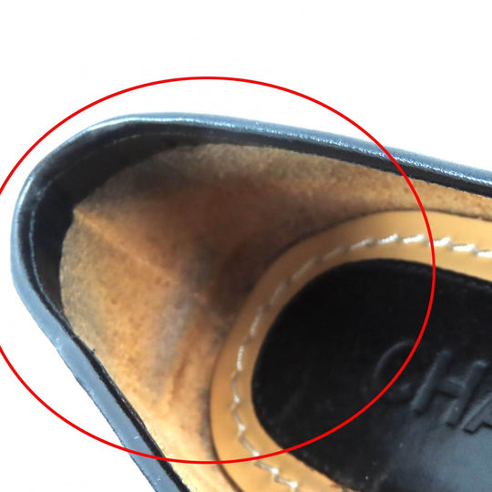CHANEL loafers 23A G45008 Main: Leather black Women 36 Used Authentic