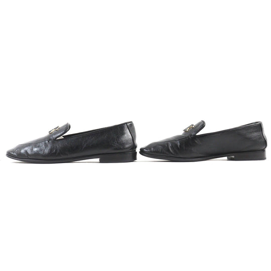 CHANEL loafers 23A G45008 Main: Leather black Women 36 Used Authentic