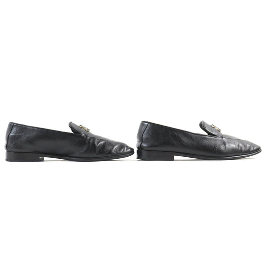 CHANEL loafers 23A G45008 Main: Leather black Women 36 Used Authentic