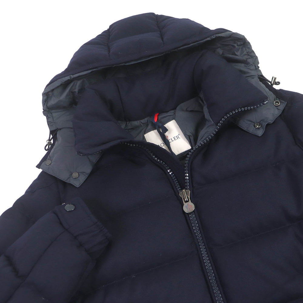 MONCLER Down jacket Outer: 100% wool, Lining: 100% nylon Navy MONTGENEVRE mens Zero Size Used Authentic