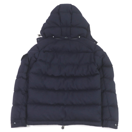 MONCLER Down jacket Outer: 100% wool, Lining: 100% nylon Navy MONTGENEVRE mens Zero Size Used Authentic