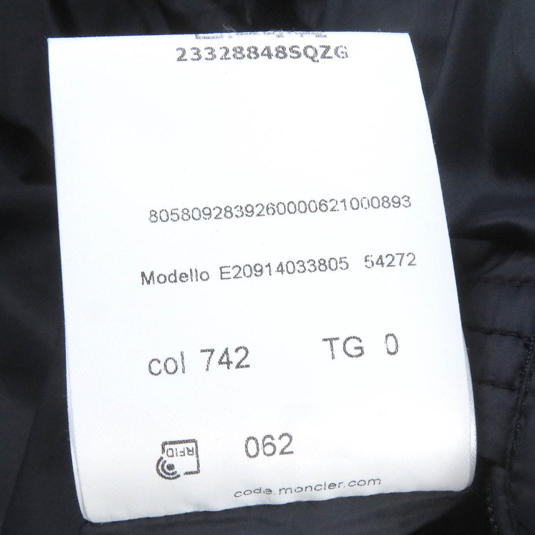 MONCLER Down jacket Outer: 100% wool, Lining: 100% nylon Navy MONTGENEVRE mens Zero Size Used Authentic