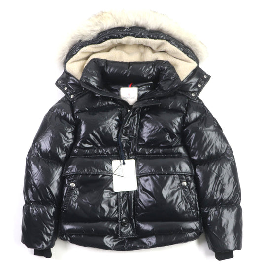 MONCLER Down jacket Outer: 100% nylon, Part: 100% wool, Lining: 100% nylon, Lining: 75% polyester, Lining: 25% wool black ARMORICANO mens Zero Size Used Authentic