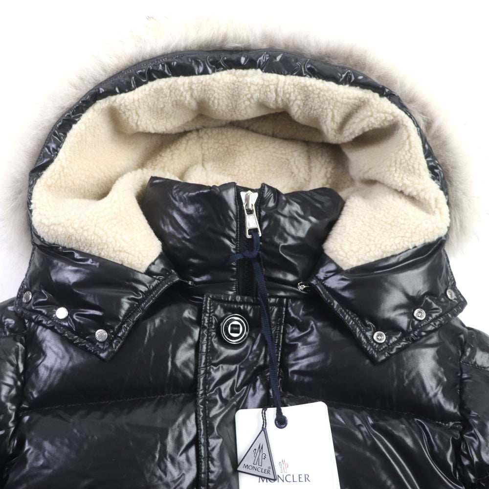 MONCLER Down jacket Outer: 100% nylon, Part: 100% wool, Lining: 100% nylon, Lining: 75% polyester, Lining: 25% wool black ARMORICANO mens Zero Size Used Authentic