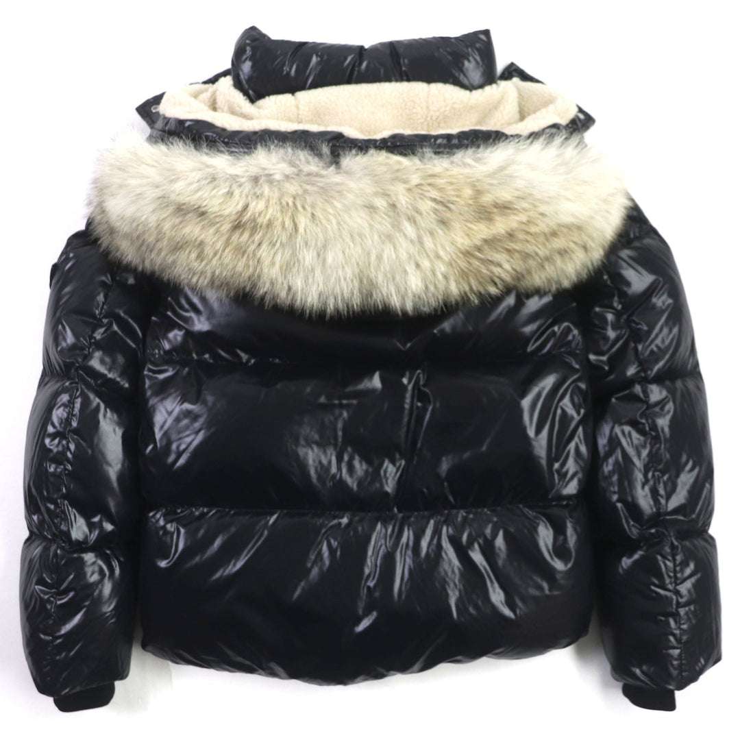 MONCLER Down jacket Outer: 100% nylon, Part: 100% wool, Lining: 100% nylon, Lining: 75% polyester, Lining: 25% wool black ARMORICANO mens Zero Size Used Authentic