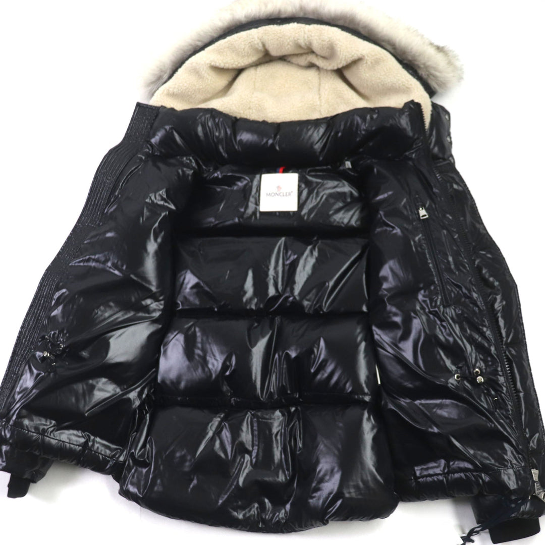 MONCLER Down jacket Outer: 100% nylon, Part: 100% wool, Lining: 100% nylon, Lining: 75% polyester, Lining: 25% wool black ARMORICANO mens Zero Size Used Authentic