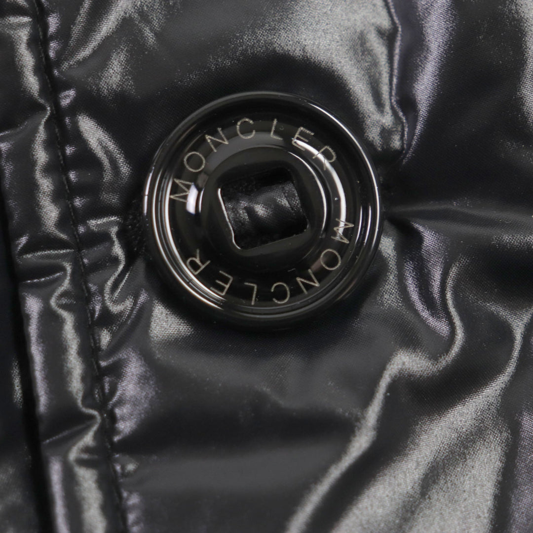 MONCLER Down jacket Outer: 100% nylon, Part: 100% wool, Lining: 100% nylon, Lining: 75% polyester, Lining: 25% wool black ARMORICANO mens Zero Size Used Authentic
