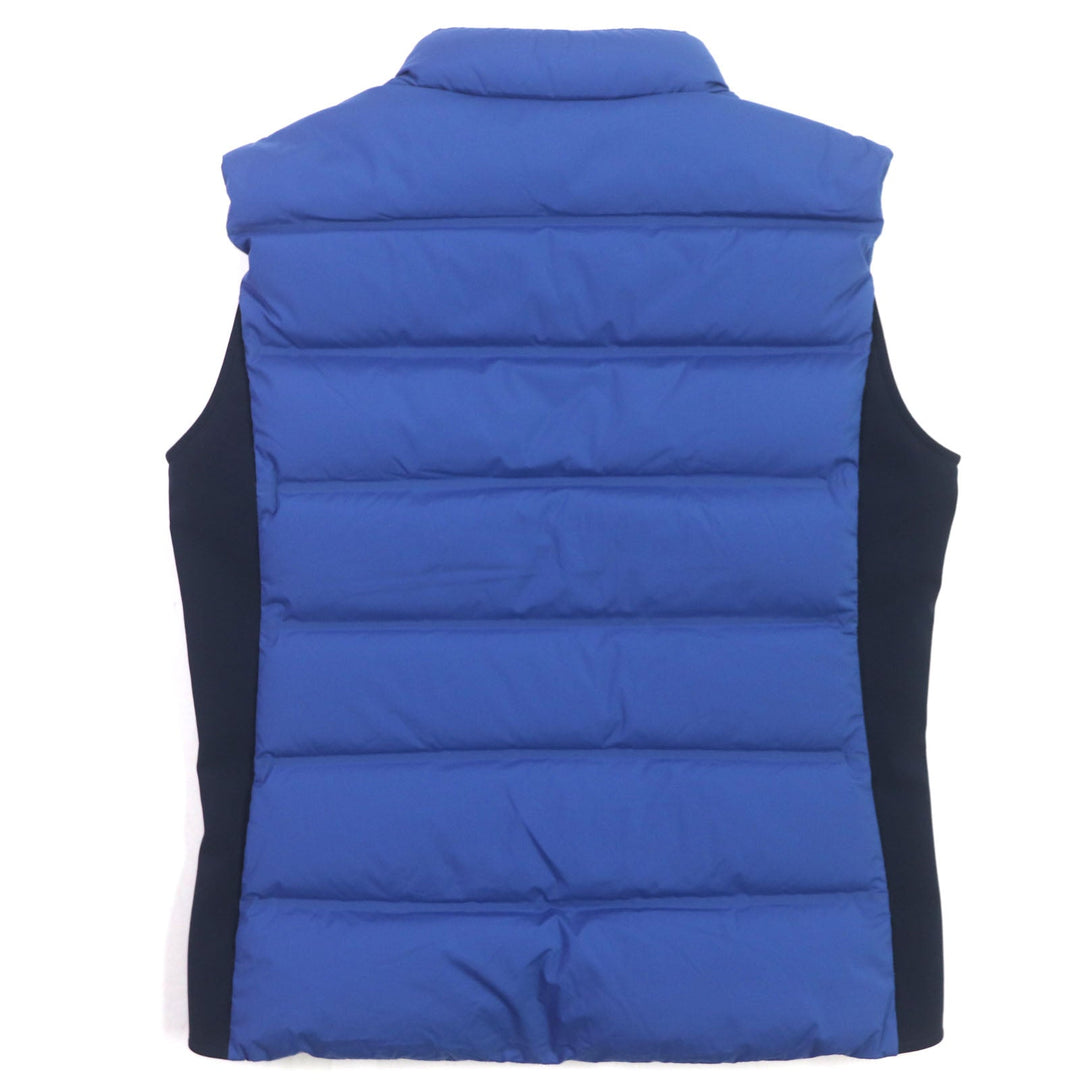 HERMES Down vest Main: 85% nylon, 15% polyurethane, part: 39% polyester, part: 32% nylon, part: 29% polyurethane Blue navy mens S Used Authentic
