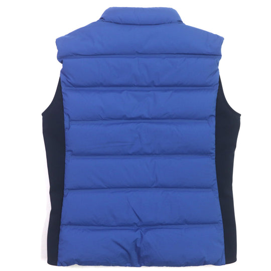HERMES Down vest Main: 85% nylon, 15% polyurethane, part: 39% polyester, part: 32% nylon, part: 29% polyurethane Blue navy mens S Used Authentic