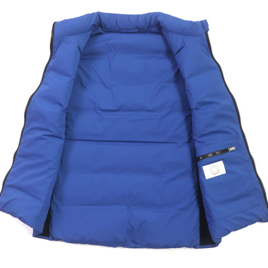 HERMES Down vest Main: 85% nylon, 15% polyurethane, part: 39% polyester, part: 32% nylon, part: 29% polyurethane Blue navy mens S Used Authentic