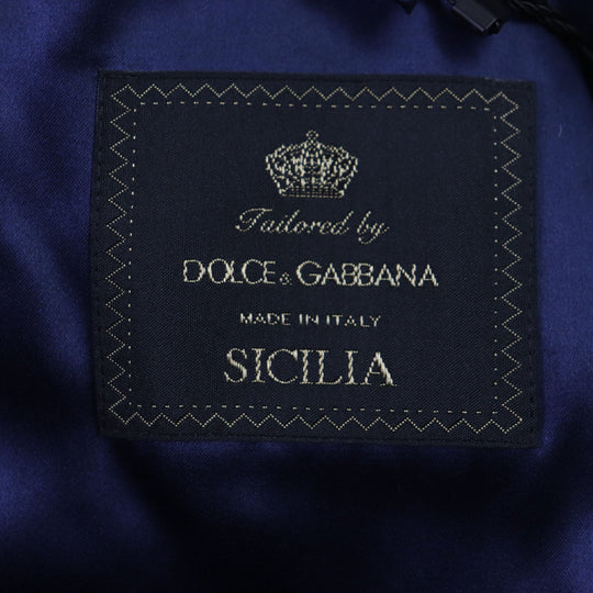 DOLCE&GABBANA setup G2PQ4T GW13ET Outer: 98% wool, Outer: 2% polyurethane, Lining: 100% silk gray SICILIA mens 44 Used Authentic