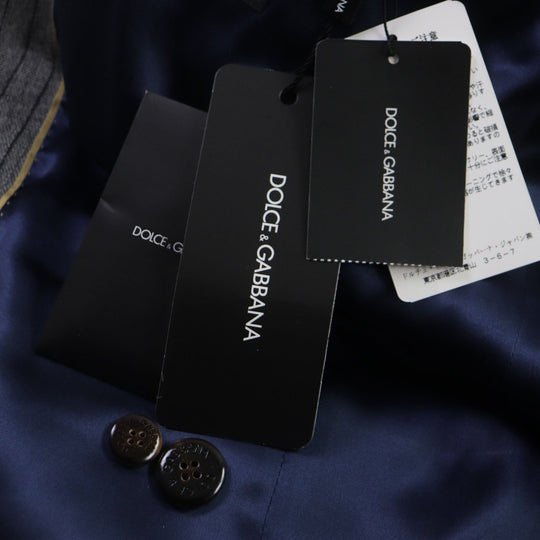 DOLCE&GABBANA setup G2PQ4T GW13ET Outer: 98% wool, Outer: 2% polyurethane, Lining: 100% silk gray SICILIA mens 44 Used Authentic