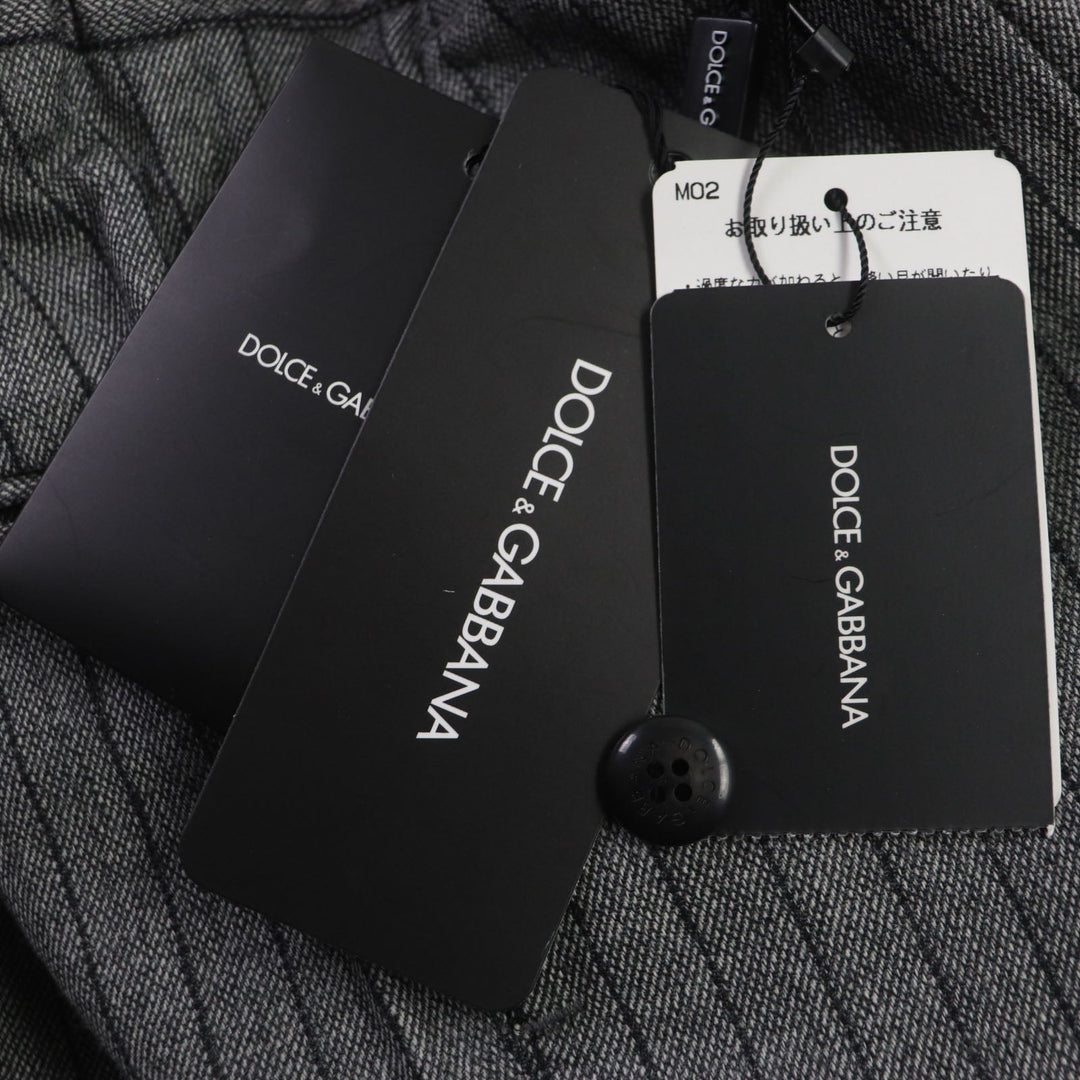 DOLCE&GABBANA setup G2PQ4T GW13ET Outer: 98% wool, Outer: 2% polyurethane, Lining: 100% silk gray SICILIA mens 44 Used Authentic