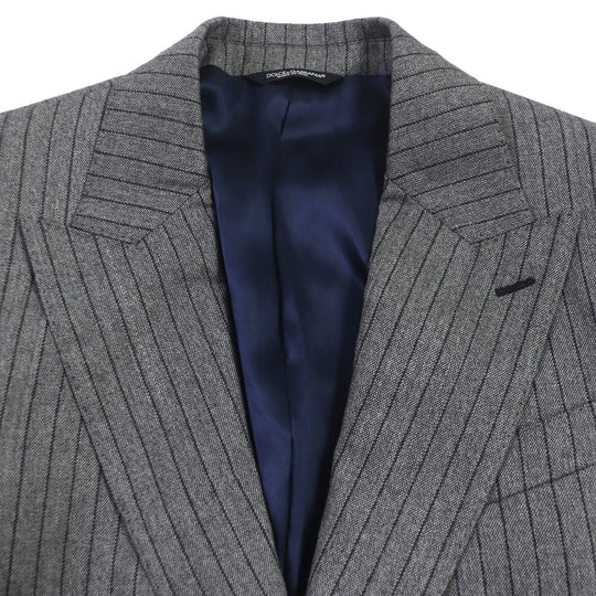 DOLCE&GABBANA setup G2PQ4T GW13ET Outer: 98% wool, Outer: 2% polyurethane, Lining: 100% silk gray SICILIA mens 44 Used Authentic