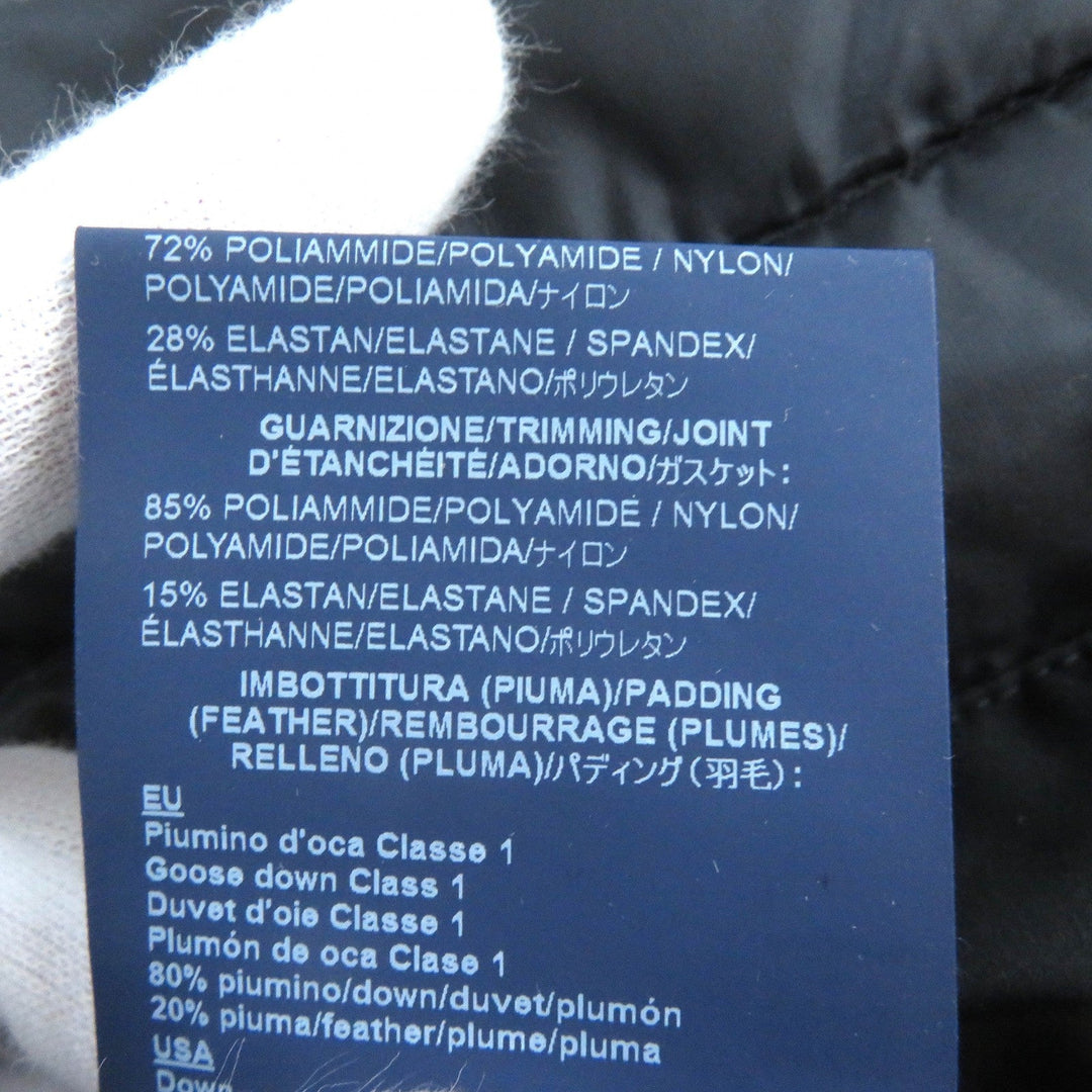 Herno Down jacket PI091UL Outer: 100% polyester, Lining: 100% polyamide (nylon), Part: 72% polyamide (nylon), Part: 28% elastane (polyurethane), Part: 85% nylon black Laminar mens 46 Used Authentic