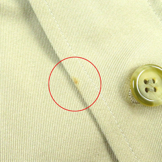 BURBERRY Stainless collar coat Outer: 51% cotton, Outer: 49% polyester, Lining: 50% cotton, Lining: 50% polyester beige mens 46 Used Authentic