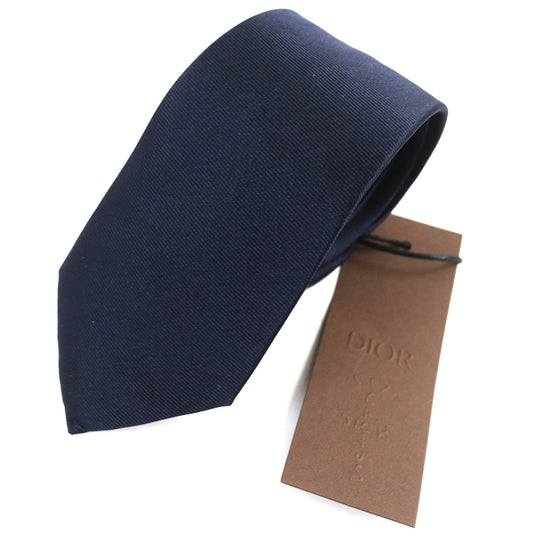 Dior HOMME tie Main: 100% silk, Lining: 100% silk, Part: 73% wool, Part: 27% viscose Navy mens Used Authentic