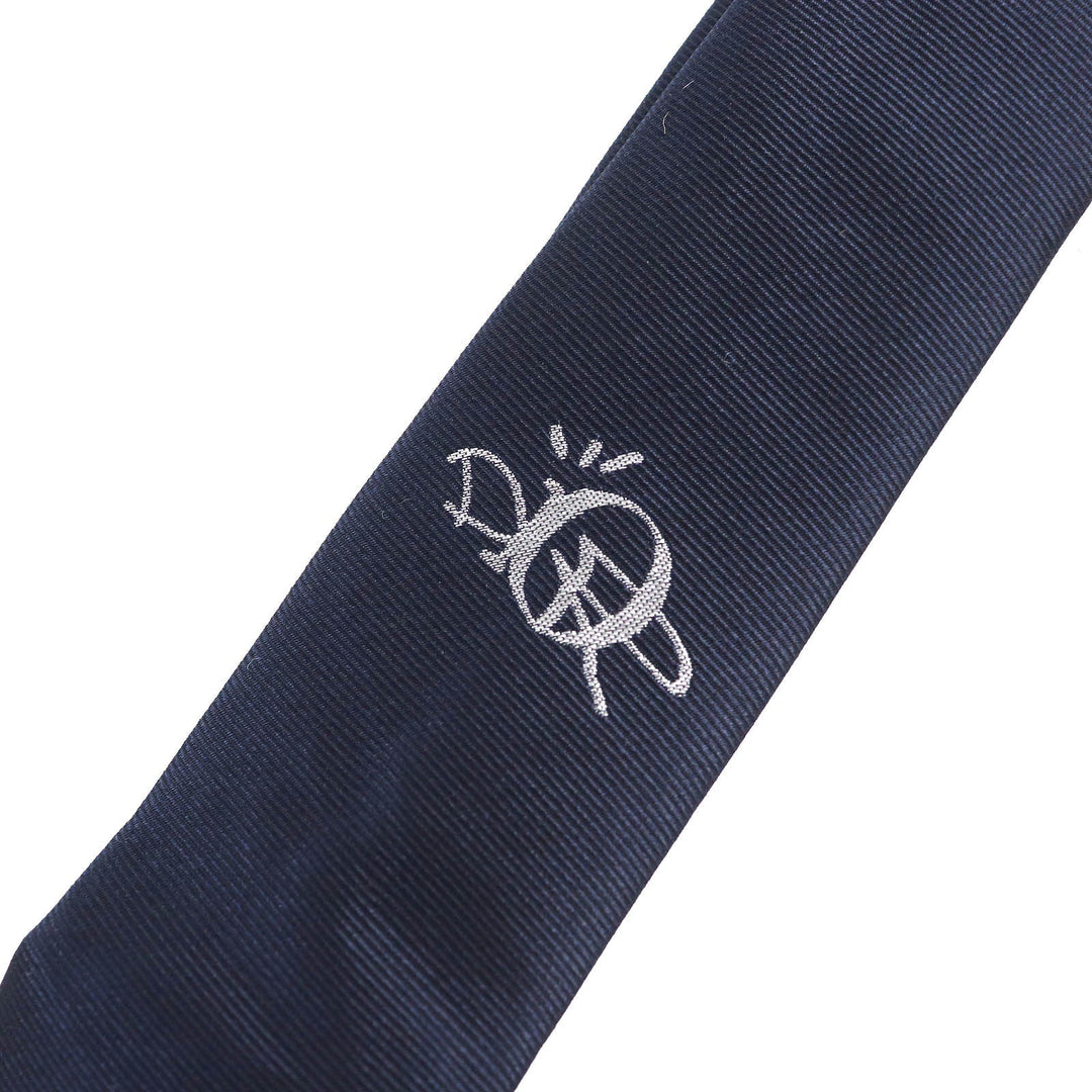 Dior HOMME tie Main: 100% silk, Lining: 100% silk, Part: 73% wool, Part: 27% viscose Navy mens Used Authentic