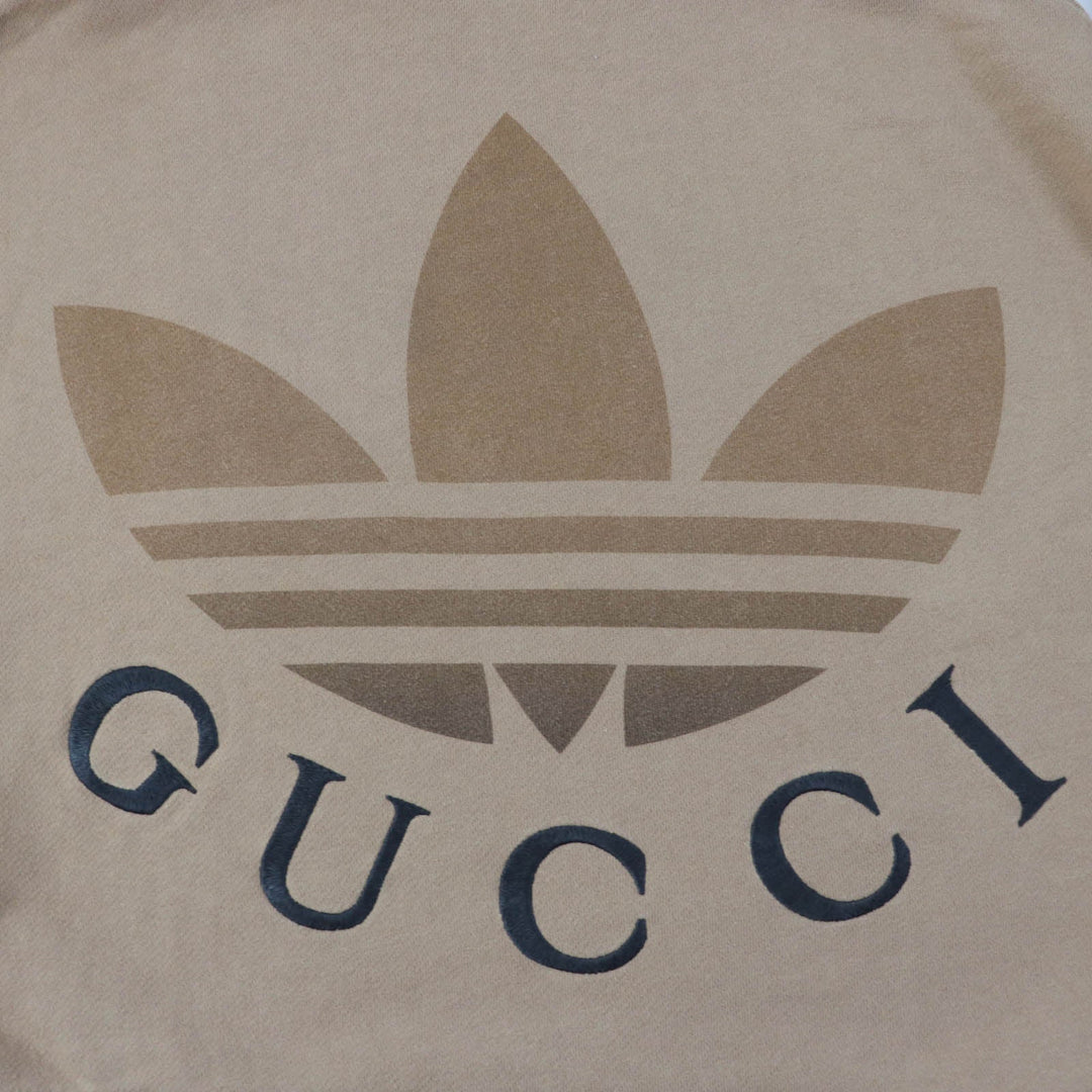 GUCCI tops 717417 Main: 100% cotton, part: 67% cotton, part: 16% nylon, part: 15% polyester, part: 2% polyurethane Brown Women XS Used Authentic