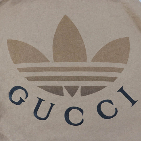 GUCCI tops 717417 Main: 100% cotton, part: 67% cotton, part: 16% nylon, part: 15% polyester, part: 2% polyurethane Brown Women XS Used Authentic