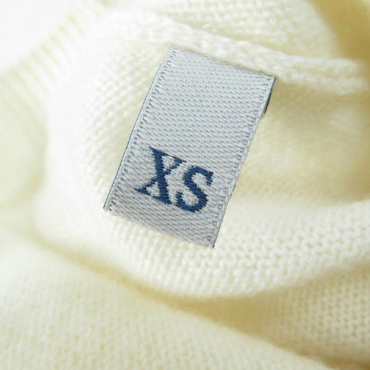 MONCLER knit Main: 100% wool Ivory Women XS Used Authentic