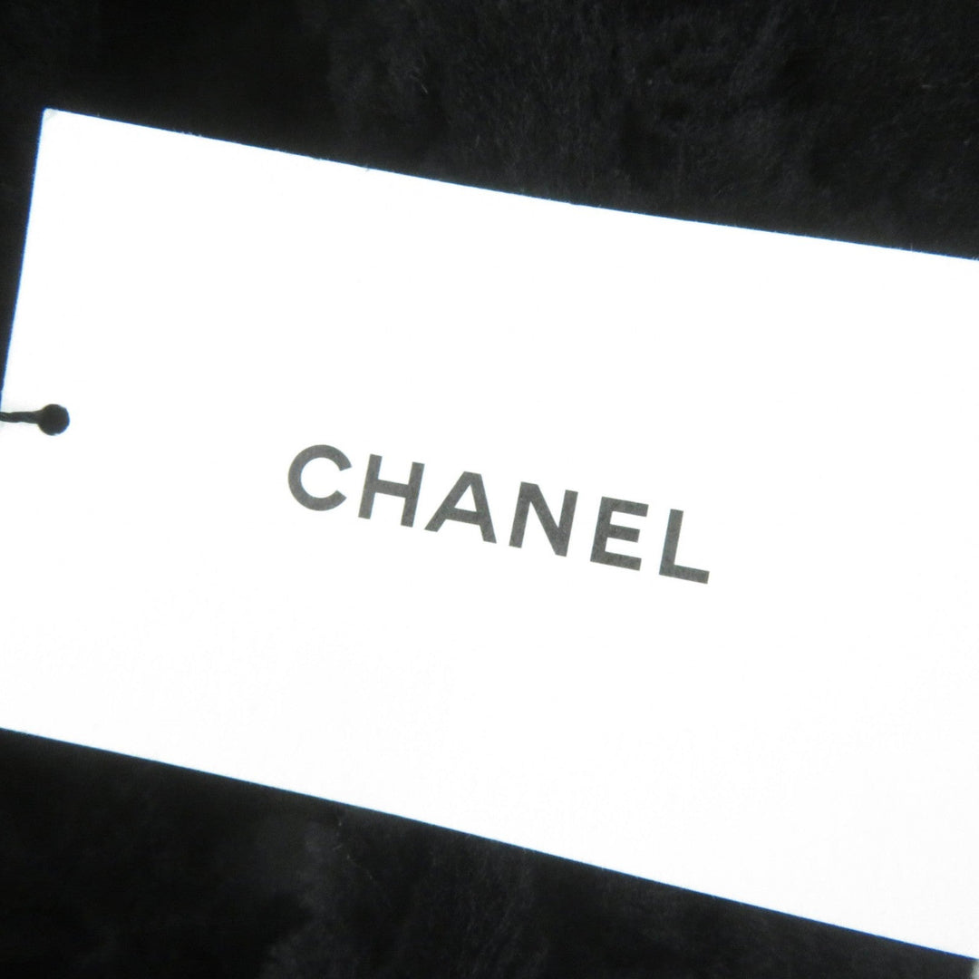 CHANEL hat AA9486B13861 Main: 100% lambskin black Women M Used Authentic