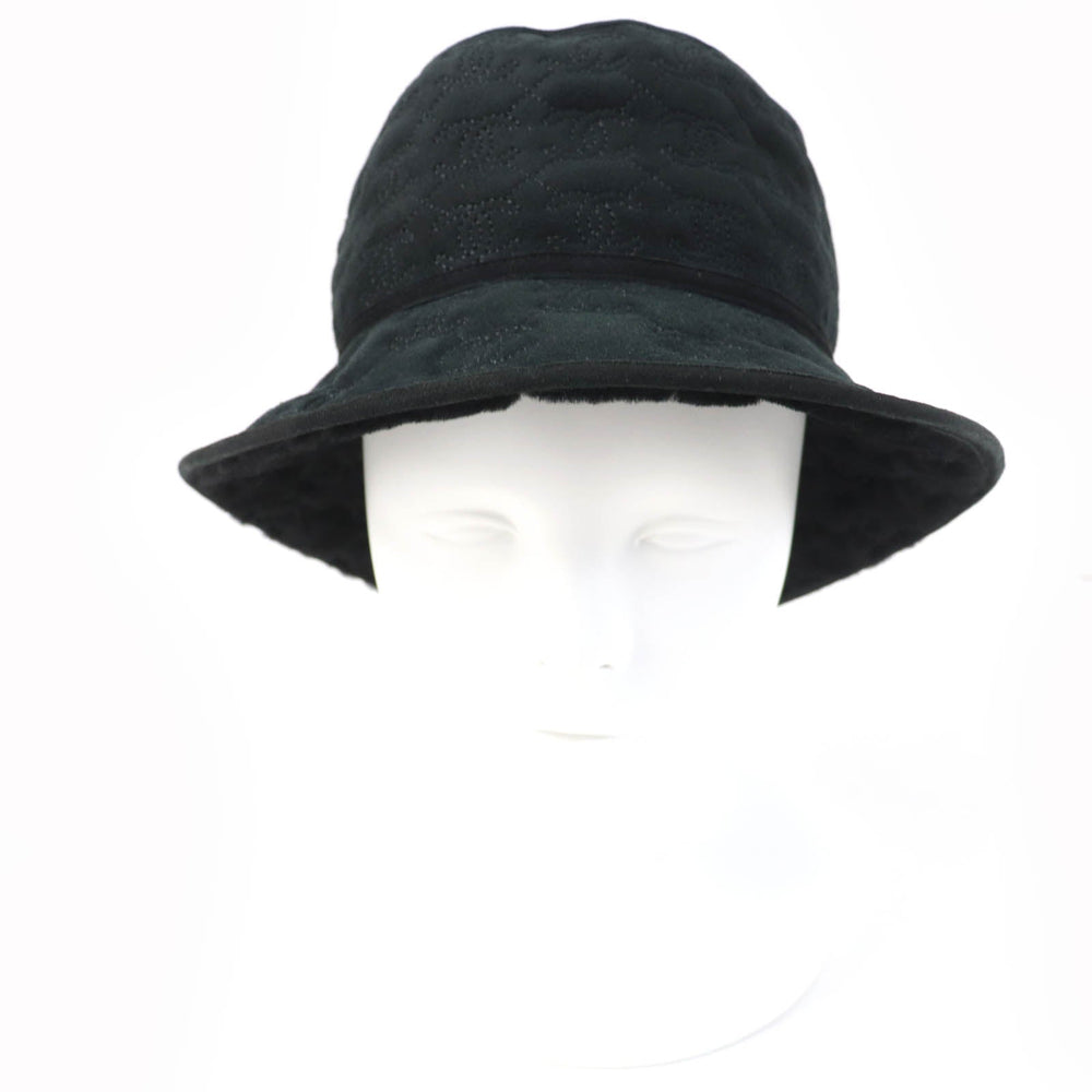 CHANEL hat AA9486B13861 Main: 100% lambskin black Women M Used Authentic