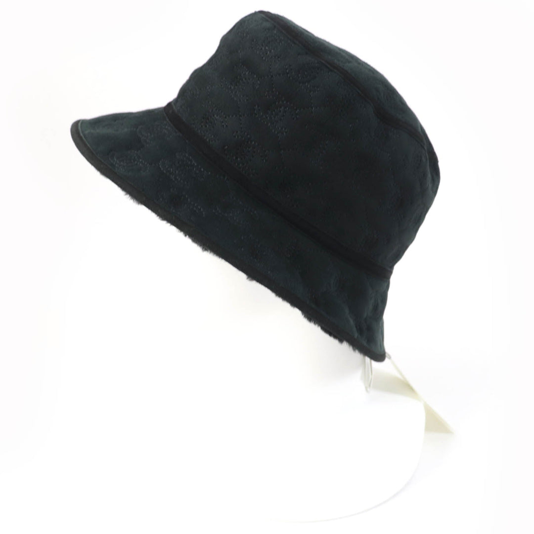 CHANEL hat AA9486B13861 Main: 100% lambskin black Women M Used Authentic