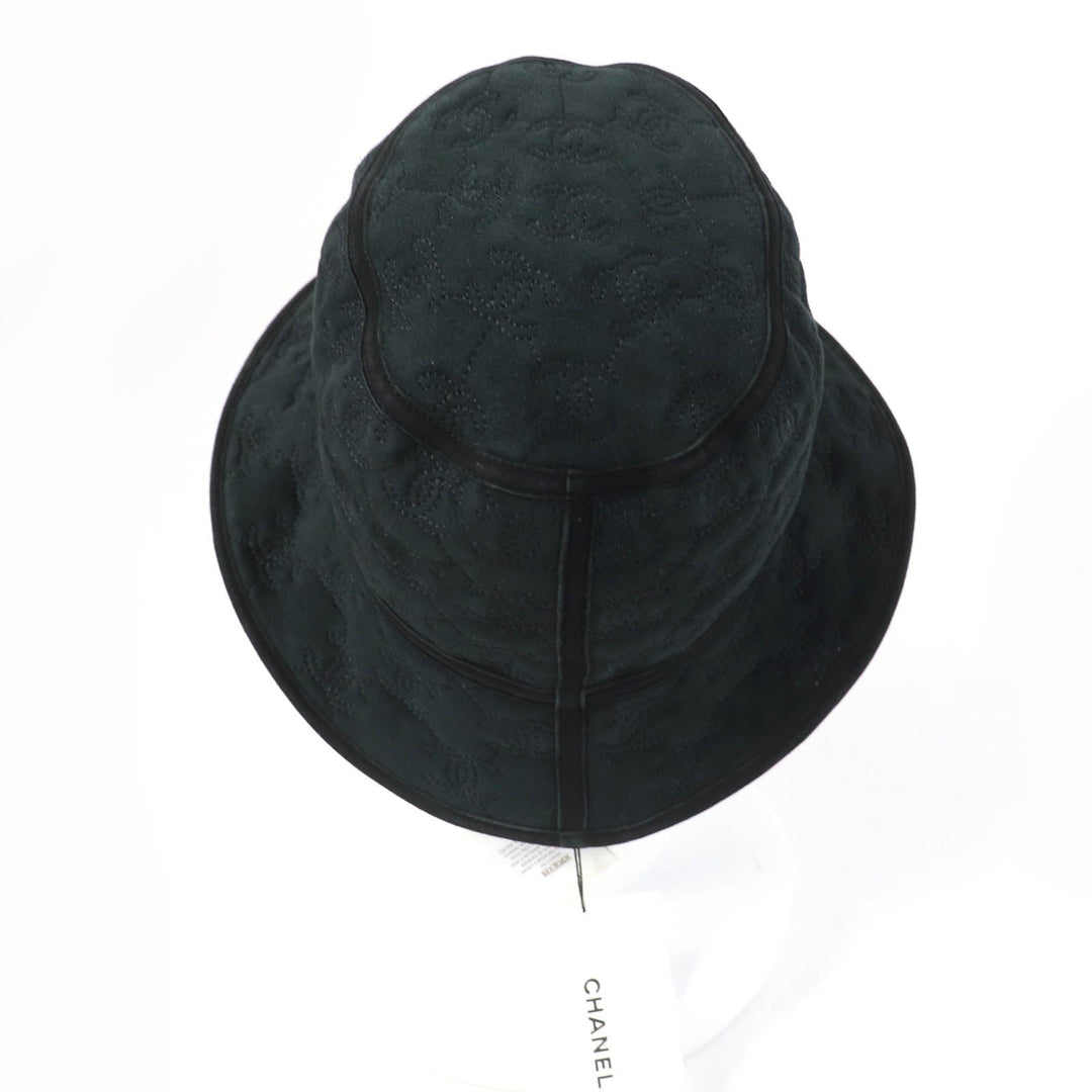 CHANEL hat AA9486B13861 Main: 100% lambskin black Women M Used Authentic