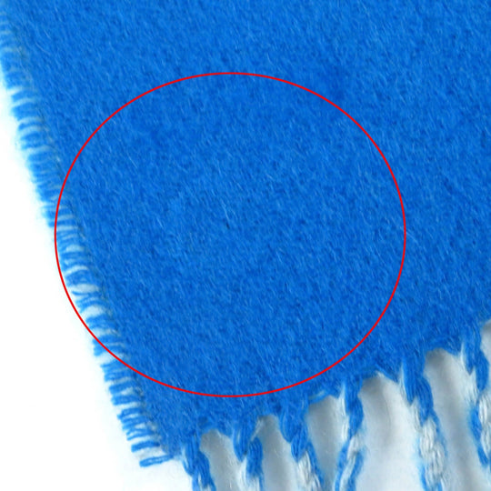 HERMES shawl H259084S Main: 100% cashmere blue Women Used Authentic