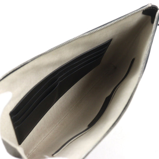 Berluti Clutch bag Main: Scritto leather Gray Purple type Nino GM mens Used Authentic