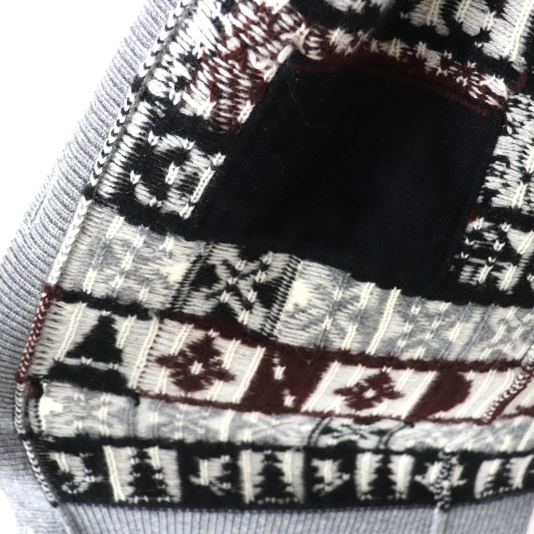 CHANEL cardigan P62167K47783 Main: 100% cashmere Gray White Black Brown Women 36 Used Authentic