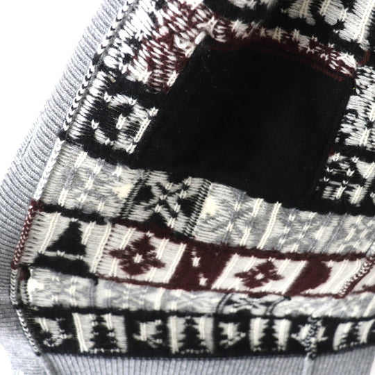 CHANEL cardigan P62167K47783 Main: 100% cashmere Gray White Black Brown Women 36 Used Authentic