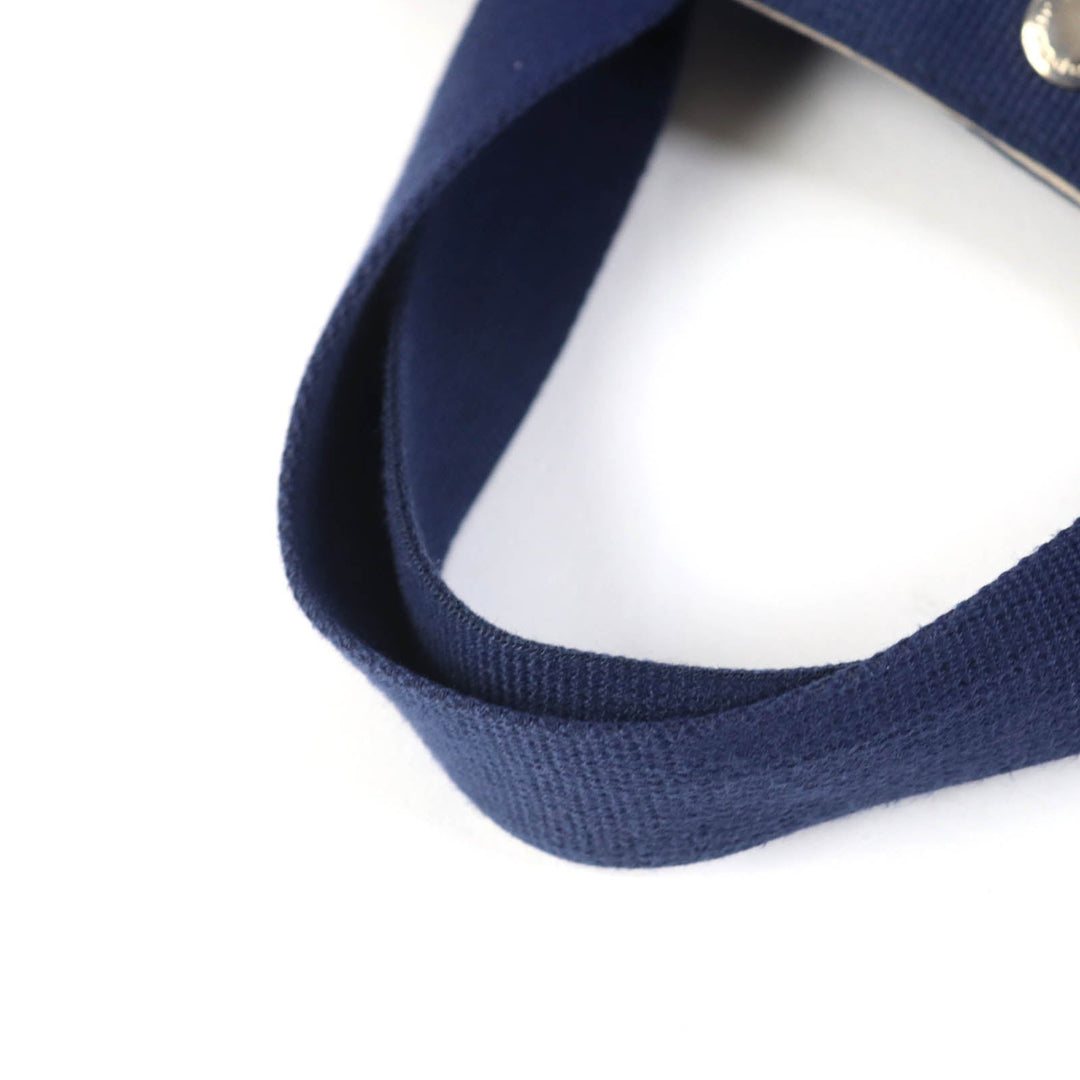 Herve Chapelier Tote Bag 725GP Main: Coated canvas, Lining: Cotton Blue type Women L Used Authentic