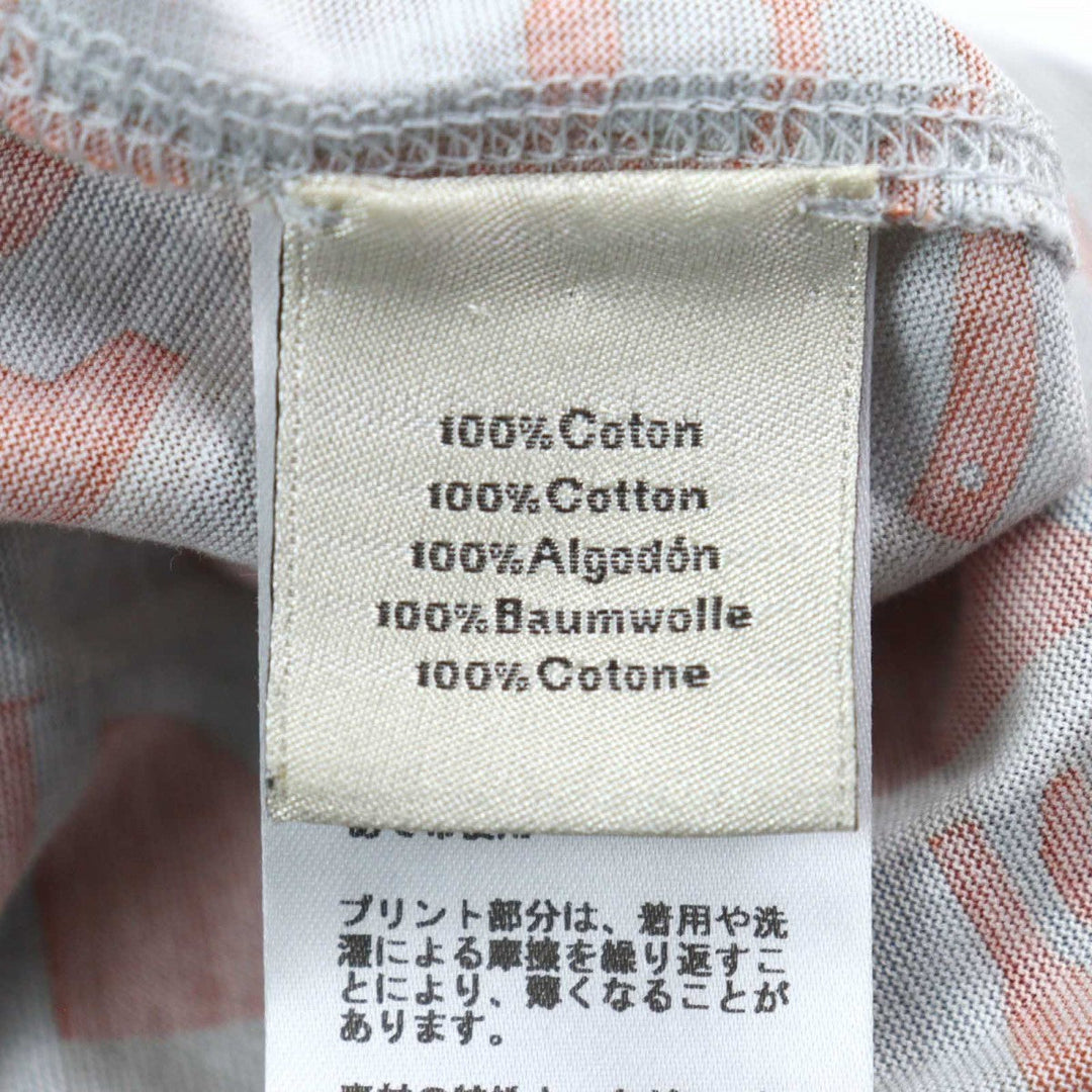 HERMES Short sleeve T-shirt Main: 100% cotton multicolor mens L Used Authentic