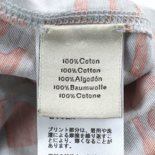 HERMES Short sleeve T-shirt Main: 100% cotton multicolor mens L Used Authentic