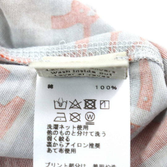 HERMES Short sleeve T-shirt Main: 100% cotton multicolor mens L Used Authentic