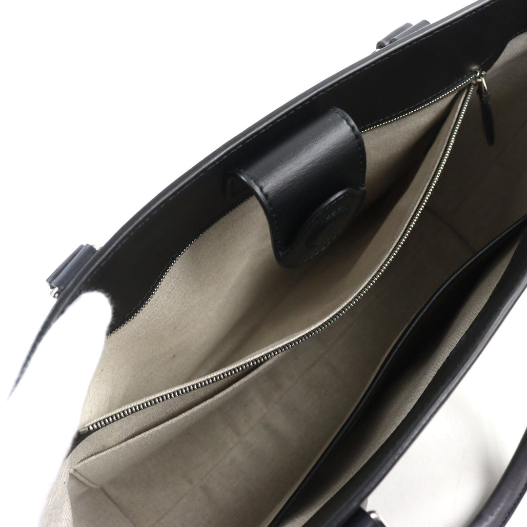 Berluti Tote Bag Main: Scritto leather Dark gray type Toujours Mini Neo mens Used Authentic