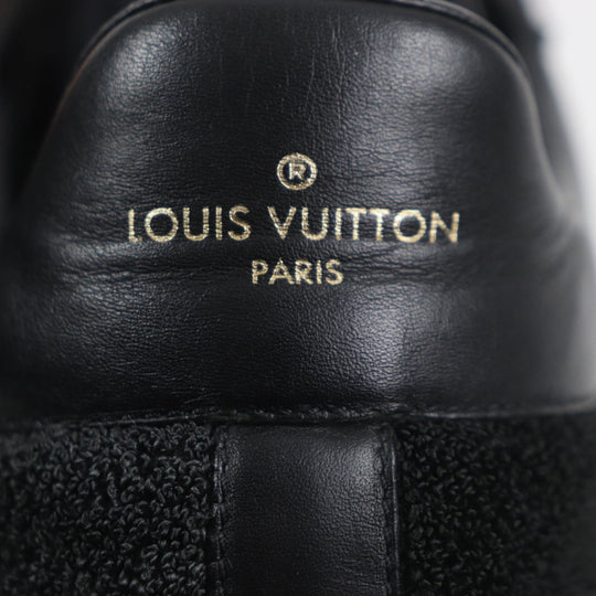 LOUIS VUITTON Low cut sneakers Main: Leather black Luxembourg Klein mens 6 1/2 Used Authentic