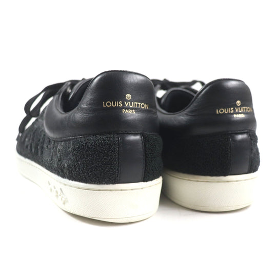 LOUIS VUITTON Low cut sneakers Main: Leather black Luxembourg Klein mens 6 1/2 Used Authentic