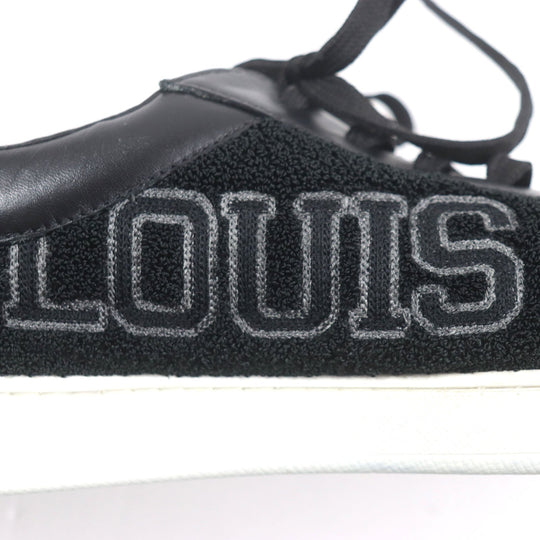 LOUIS VUITTON Low cut sneakers Main: Leather black Luxembourg Klein mens 6 1/2 Used Authentic