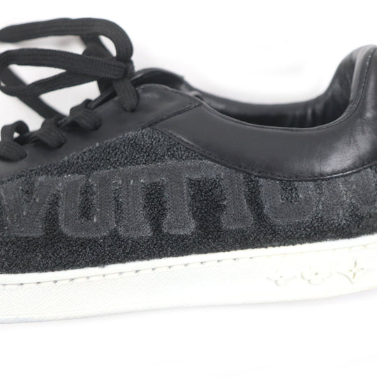 LOUIS VUITTON Low cut sneakers Main: Leather black Luxembourg Klein mens 6 1/2 Used Authentic