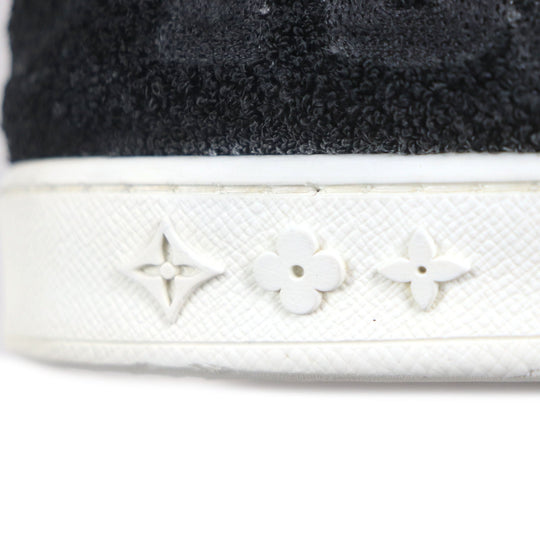 LOUIS VUITTON Low cut sneakers Main: Leather black Luxembourg Klein mens 6 1/2 Used Authentic