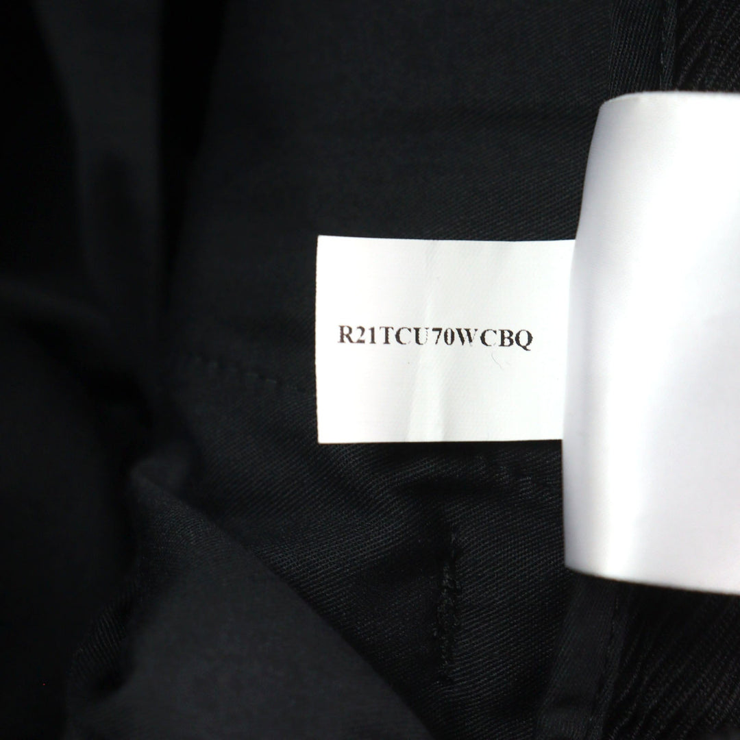 Berluti Pants R21TCU70-001 Main: 100% wool, part: 65% polyester, part: 35% cotton, leather part: calfskin black Cargo Trousers mens 46 Used Authentic